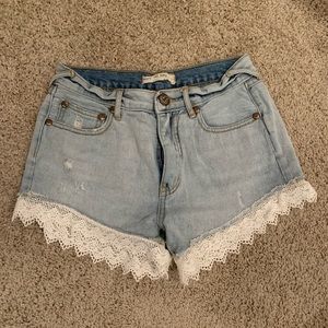 Free people jean shorts